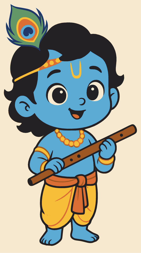 Bal Krishna with Flute