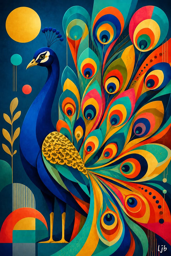 Majestic Peacock Radiance