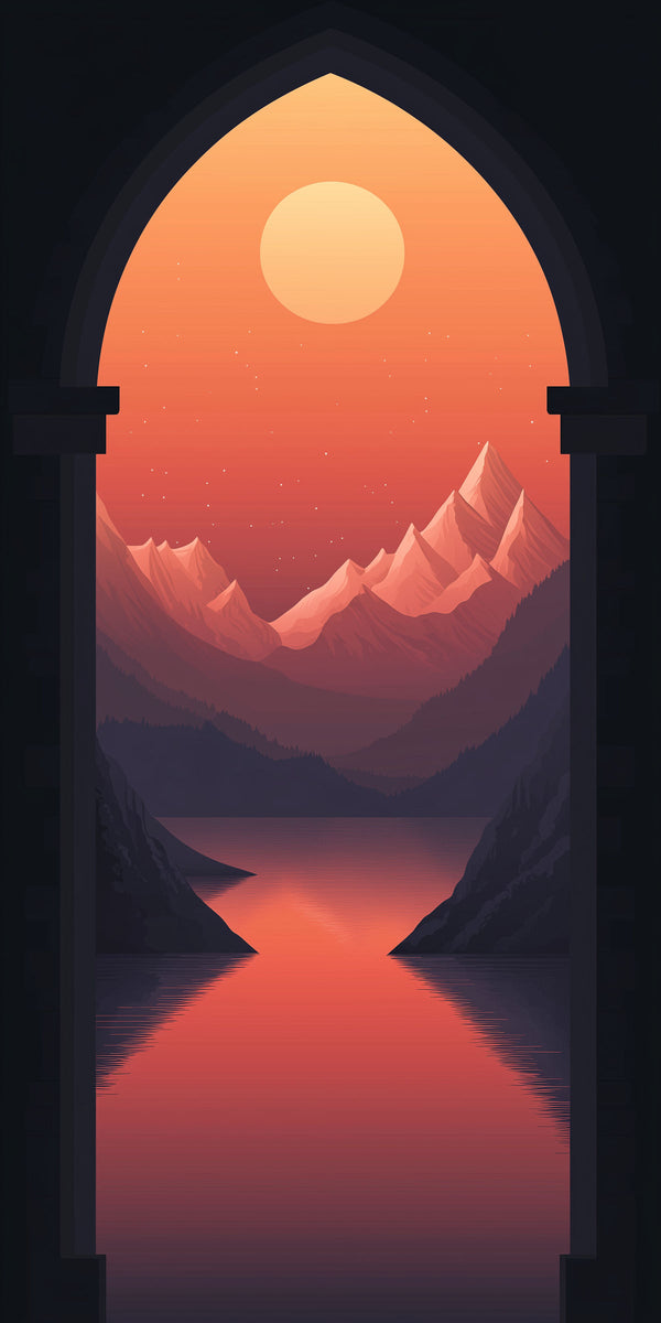 Beautiful Scenery with Window