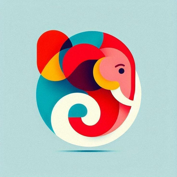 Abstract Art Ganesha